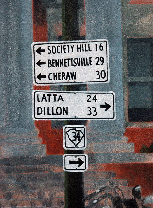 South Carolina State Highway 34 sign.