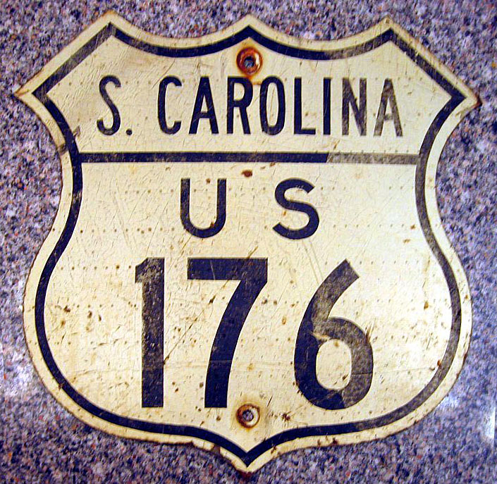 South Carolina U.S. Highway 176 sign.