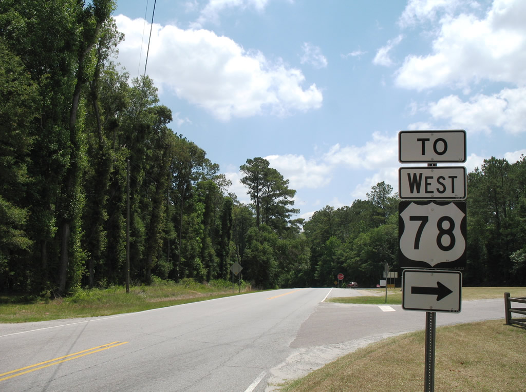 South Carolina U.S. Highway 78 sign.