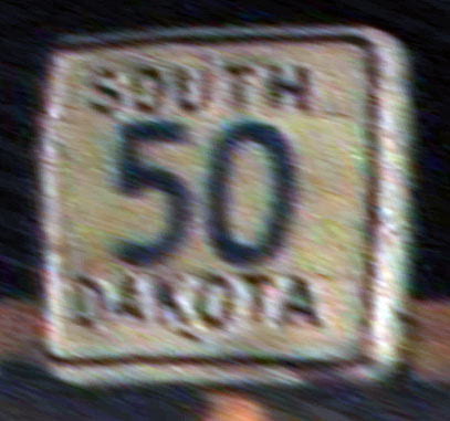 South Dakota State Highway 50 sign.