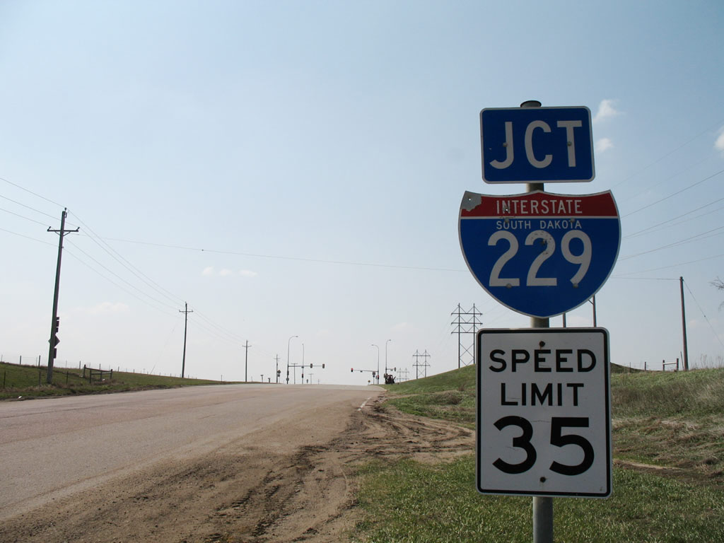 South Dakota Interstate 229 sign.