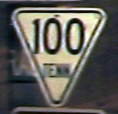Tennessee State Highway 100 sign.