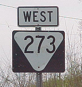 Tennessee State Highway 1273 sign.