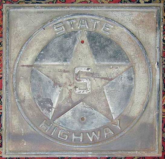 Texas State Highway 5 sign.