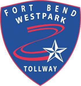 Texas Fort Bend Westpark Tollway sign.