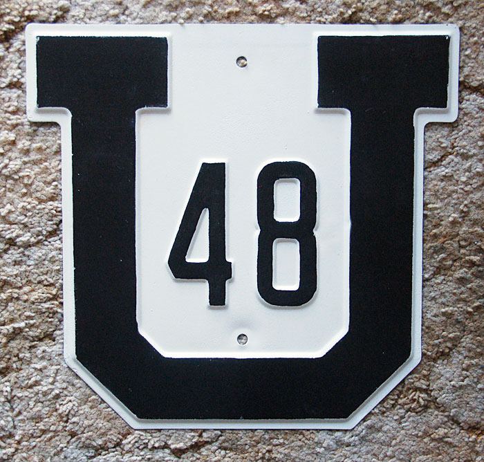 Utah State Highway 48 sign.