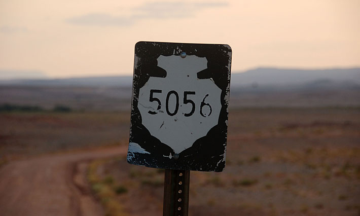 Utah Indian route 5056 sign.