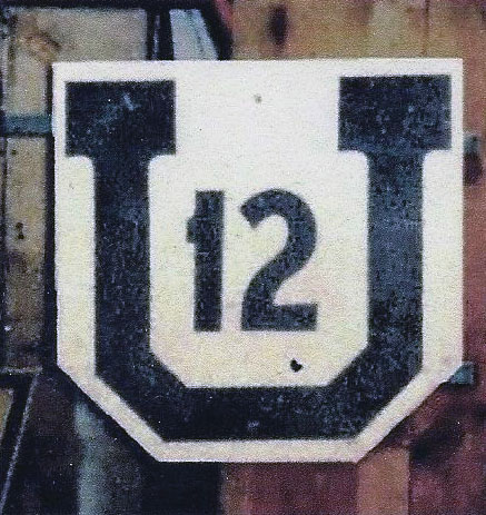 Utah State Highway 12 sign.
