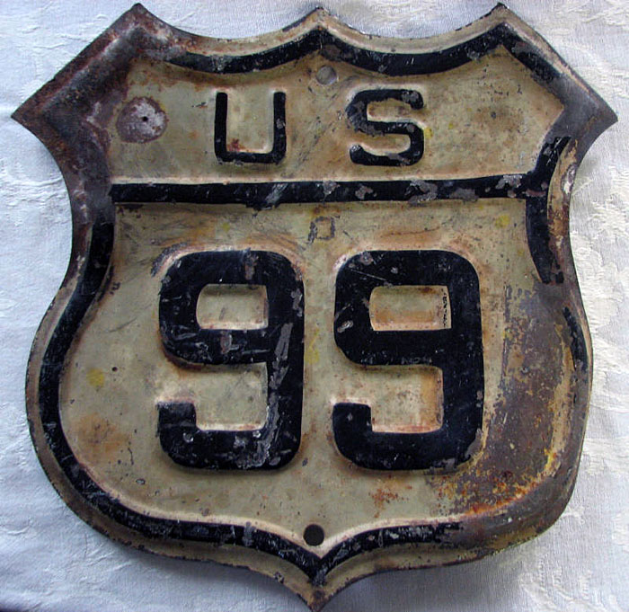 Washington U.S. Highway 99 sign.
