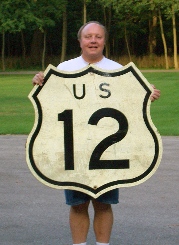 Wisconsin U.S. Highway 12 sign.