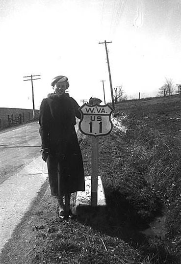 West Virginia U.S. Highway 11 sign.